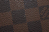 Auth Louis Vuitton Damier Neverfull Pouch Purse Clutch Rose Ballerine Pink 6247J
