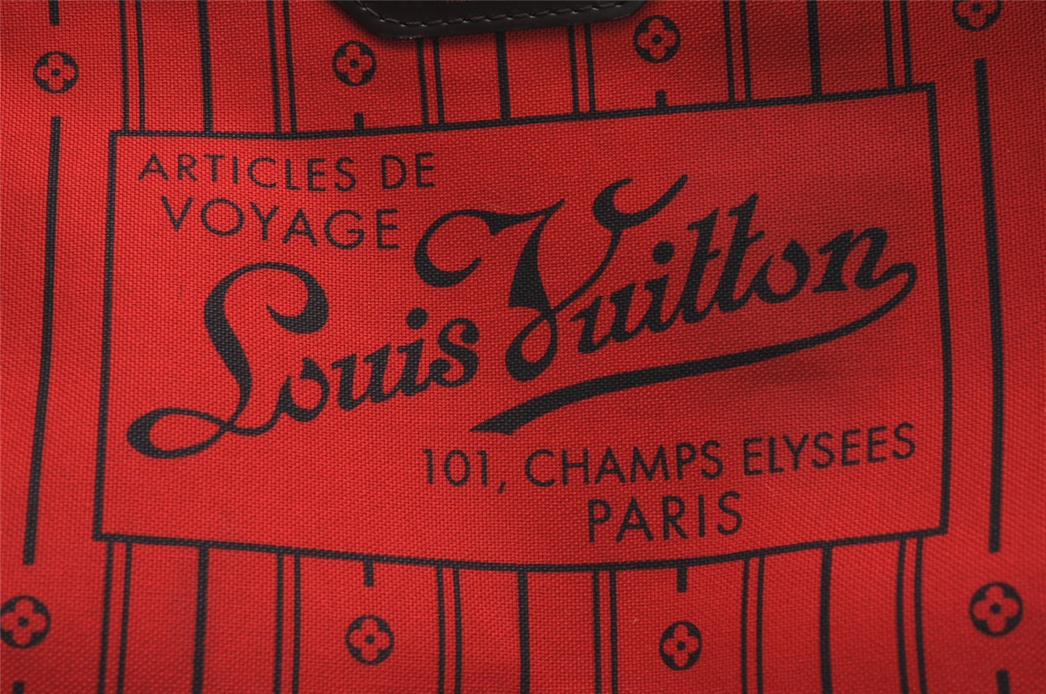 Authentic Louis Vuitton Damier Neverfull MM Shoulder Tote Bag N51105 LV 6251I