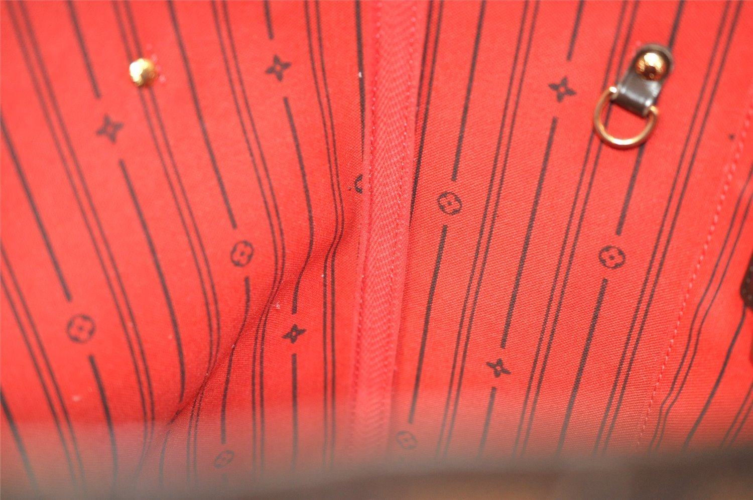 Authentic Louis Vuitton Damier Neverfull MM Shoulder Tote Bag N51105 LV 6251I