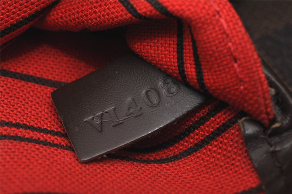 Authentic Louis Vuitton Damier Neverfull MM Shoulder Tote Bag N51105 LV 6251I