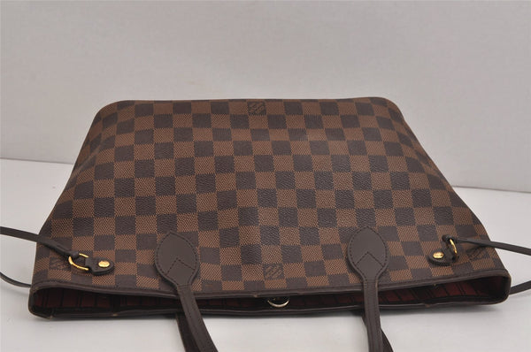 Authentic Louis Vuitton Damier Neverfull PM Shoulder Tote Bag N51109 LV 6270J