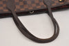 Authentic Louis Vuitton Damier Neverfull PM Shoulder Tote Bag N51109 LV 6270J