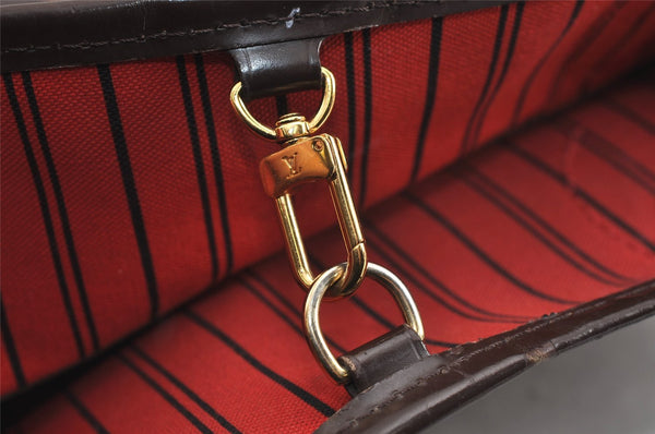 Authentic Louis Vuitton Damier Neverfull PM Shoulder Tote Bag N51109 LV 6270J