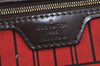 Authentic Louis Vuitton Damier Neverfull PM Shoulder Tote Bag N51109 LV 6270J