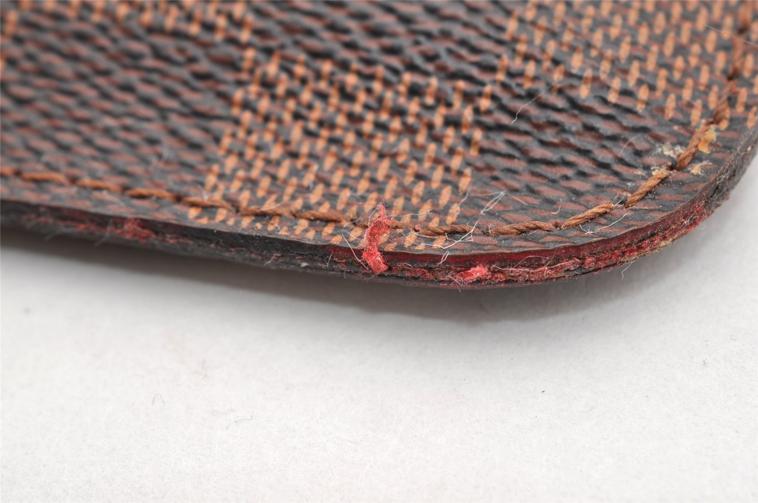 Authentic Louis Vuitton Damier Neverfull Pouch Purse Clutch Bag LV 6290I