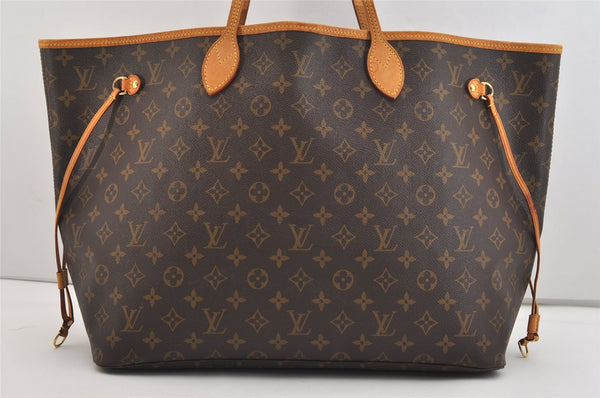 Authentic Louis Vuitton Monogram Neverfull GM Shoulder Tote Bag M40157 LV 6308J