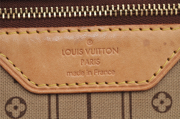 Authentic Louis Vuitton Monogram Neverfull MM Shoulder Tote Bag M40156 LV 6342I