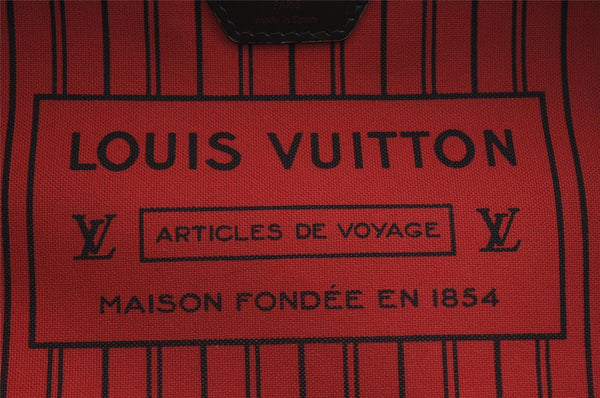 Authentic Louis Vuitton Damier Neverfull MM Shoulder Tote Bag N41358 LV 6345I