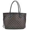 Authentic Louis Vuitton Damier Neverfull PM Shoulder Tote Bag N51109 LV 6460F
