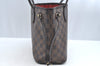 Authentic Louis Vuitton Damier Neverfull PM Shoulder Tote Bag N51109 LV 6460F