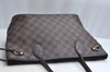 Authentic Louis Vuitton Damier Neverfull PM Shoulder Tote Bag N51109 LV 6460F