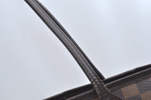 Authentic Louis Vuitton Damier Neverfull PM Shoulder Tote Bag N51109 LV 6460F