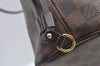 Authentic Louis Vuitton Damier Neverfull PM Shoulder Tote Bag N51109 LV 6460F