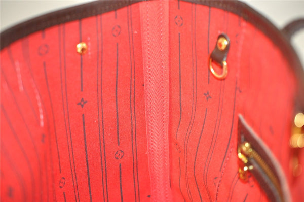 Authentic Louis Vuitton Damier Neverfull PM Shoulder Tote Bag N51109 LV 6583I