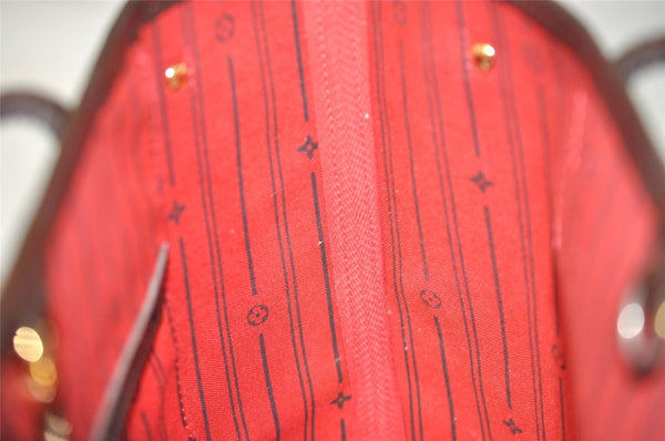 Authentic Louis Vuitton Damier Neverfull PM Shoulder Tote Bag N51109 LV 6583I