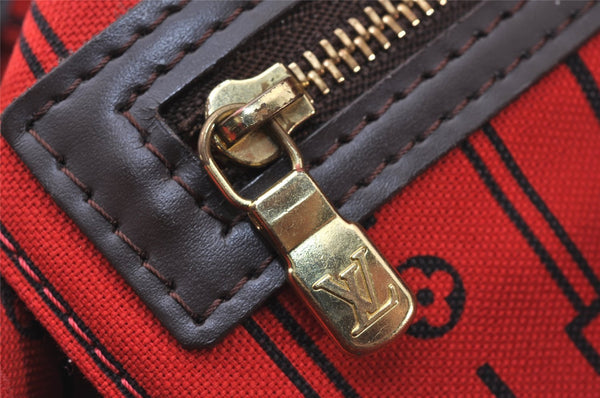 Authentic Louis Vuitton Damier Neverfull PM Shoulder Tote Bag N51109 LV 6583I