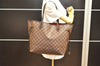 Authentic Louis Vuitton Damier Neverfull MM Shoulder Tote Bag N51105 LV 6652I