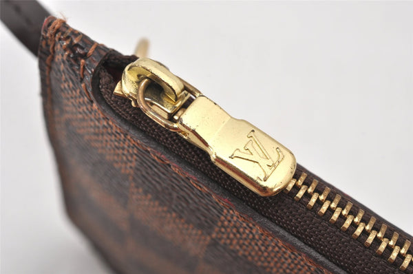 Authentic Louis Vuitton Damier Neverfull Pouch Purse Clutch Bag LV 6692K