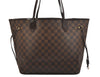 Authentic Louis Vuitton Damier Neverfull MM Shoulder Tote Bag N51105 LV 6781J