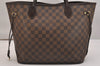 Authentic Louis Vuitton Damier Neverfull MM Shoulder Tote Bag N51105 LV 6781J