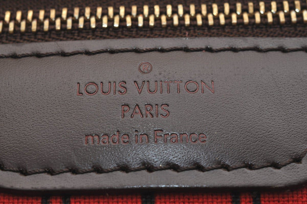 Authentic Louis Vuitton Damier Neverfull MM Shoulder Tote Bag N51105 LV 6781J