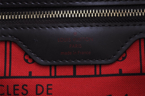 Authentic Louis Vuitton Damier Neverfull PM Shoulder Tote Bag N51109 LV 7011I