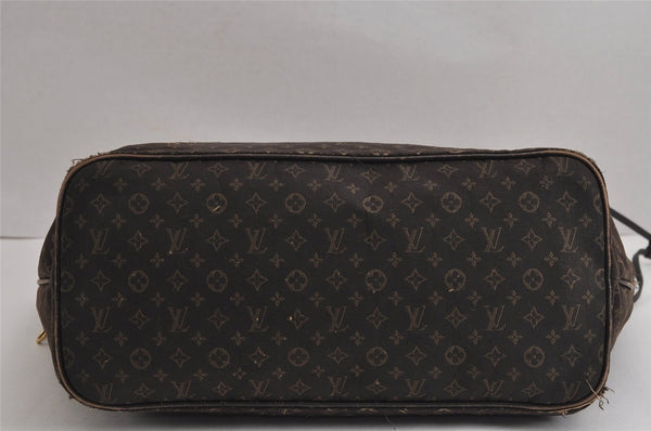 Authentic Louis Vuitton Monogram Idylle Neverfull MM Tote Bag M40513 Brown 7019J
