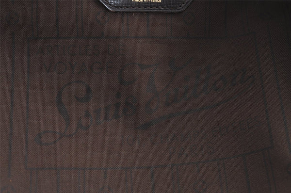 Authentic Louis Vuitton Monogram Idylle Neverfull MM Tote Bag M40513 Brown 7019J