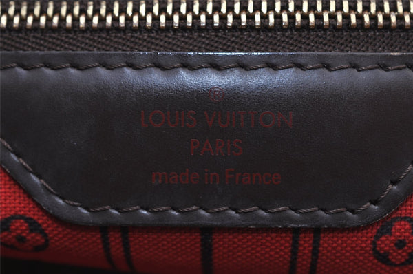 Authentic Louis Vuitton Damier Neverfull GM Shoulder Tote Bag N51106 LV 7022I