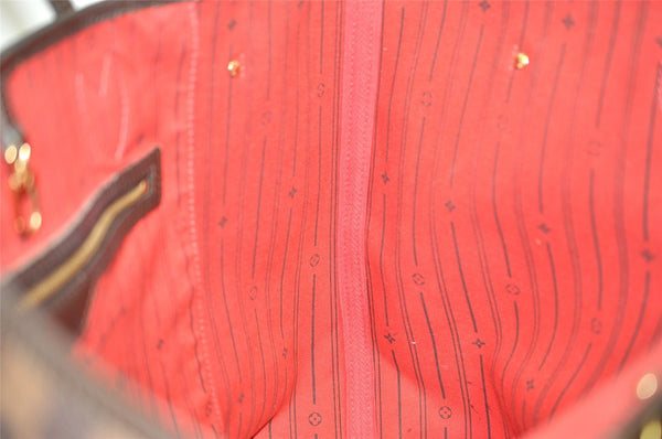 Authentic Louis Vuitton Damier Neverfull GM Shoulder Tote Bag N51106 LV 7022I