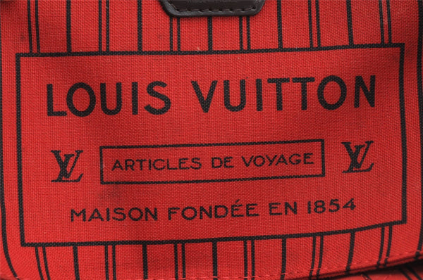 Authentic Louis Vuitton Damier Neverfull PM Shoulder Tote Bag N51109 LV 7023I