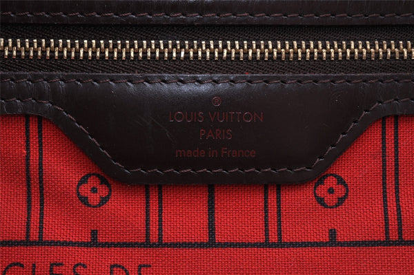 Authentic Louis Vuitton Damier Neverfull MM Shoulder Tote Bag N51105 LV 7025I