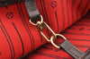 Authentic Louis Vuitton Damier Neverfull MM Shoulder Tote Bag N51105 LV 7025I