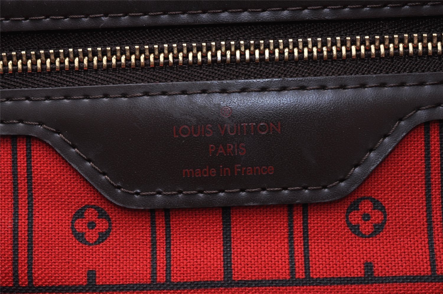 Authentic Louis Vuitton Damier Neverfull GM Shoulder Tote Bag N51106 LV 7205I