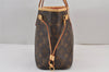 Authentic Louis Vuitton Mon Monogram Initial Neverfull PM Tote Bag LV 7258J