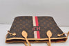 Authentic Louis Vuitton Mon Monogram Initial Neverfull PM Tote Bag LV 7258J