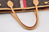 Authentic Louis Vuitton Mon Monogram Initial Neverfull PM Tote Bag LV 7258J