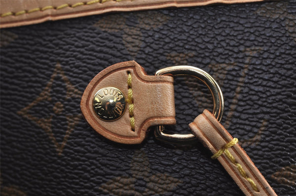 Authentic Louis Vuitton Mon Monogram Initial Neverfull PM Tote Bag LV 7258J