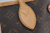 Authentic Louis Vuitton Mon Monogram Initial Neverfull PM Tote Bag LV 7258J
