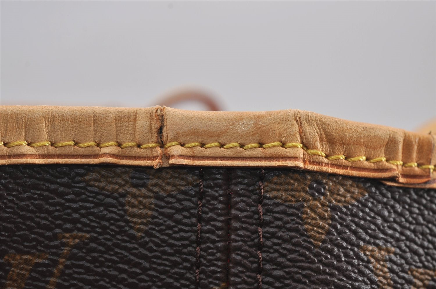 Authentic Louis Vuitton Mon Monogram Initial Neverfull PM Tote Bag LV 7258J