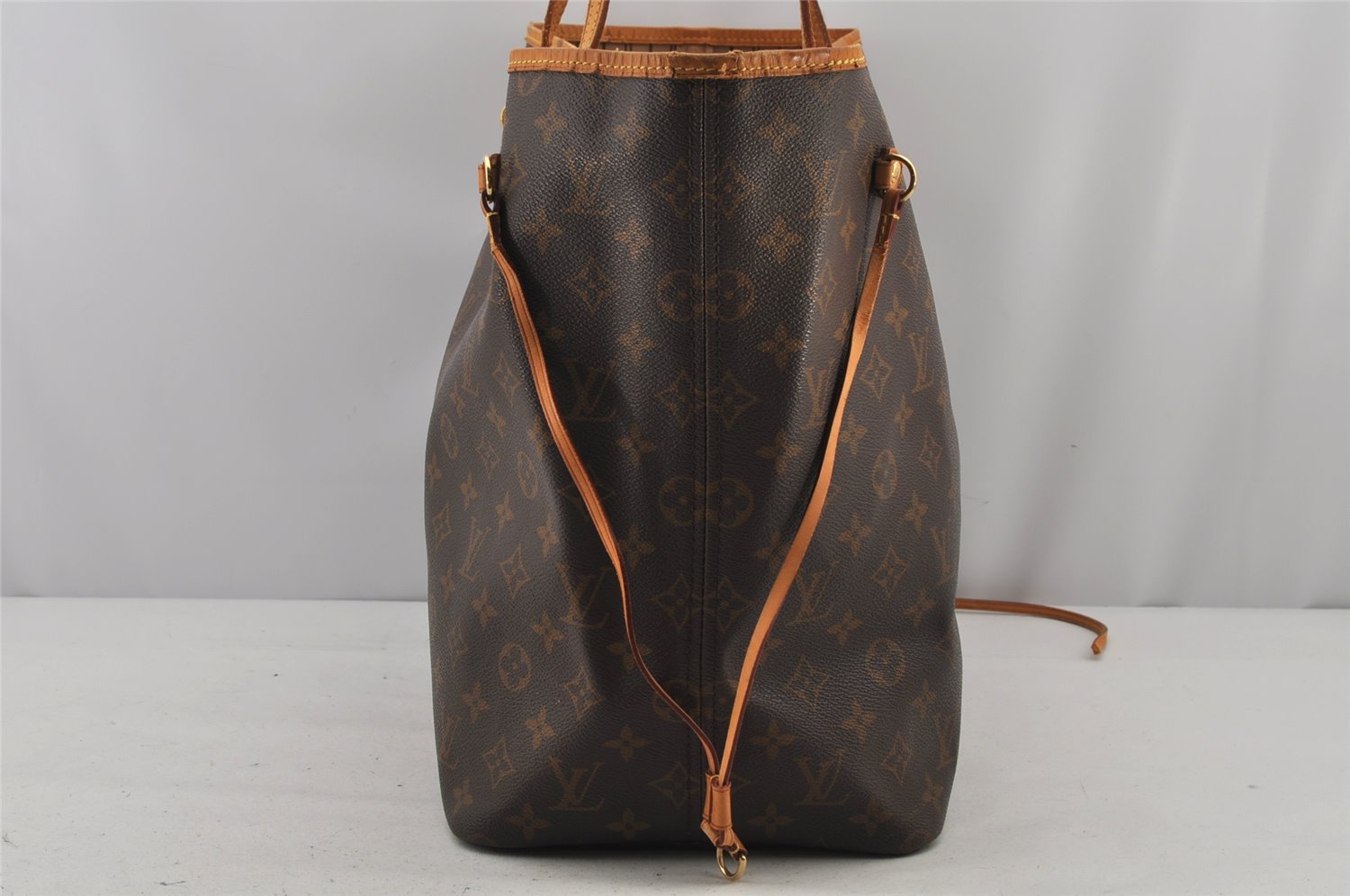 Authentic Louis Vuitton Monogram Neverfull GM Shoulder Tote Bag M40157 LV 7441J