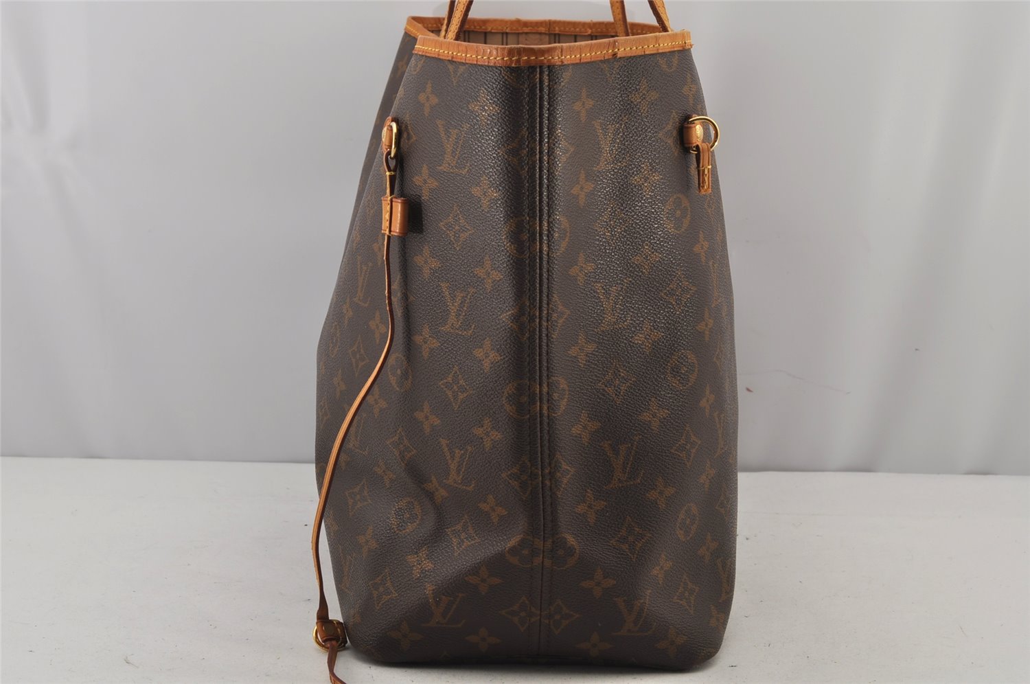 Authentic Louis Vuitton Monogram Neverfull GM Shoulder Tote Bag M40157 LV 7441J