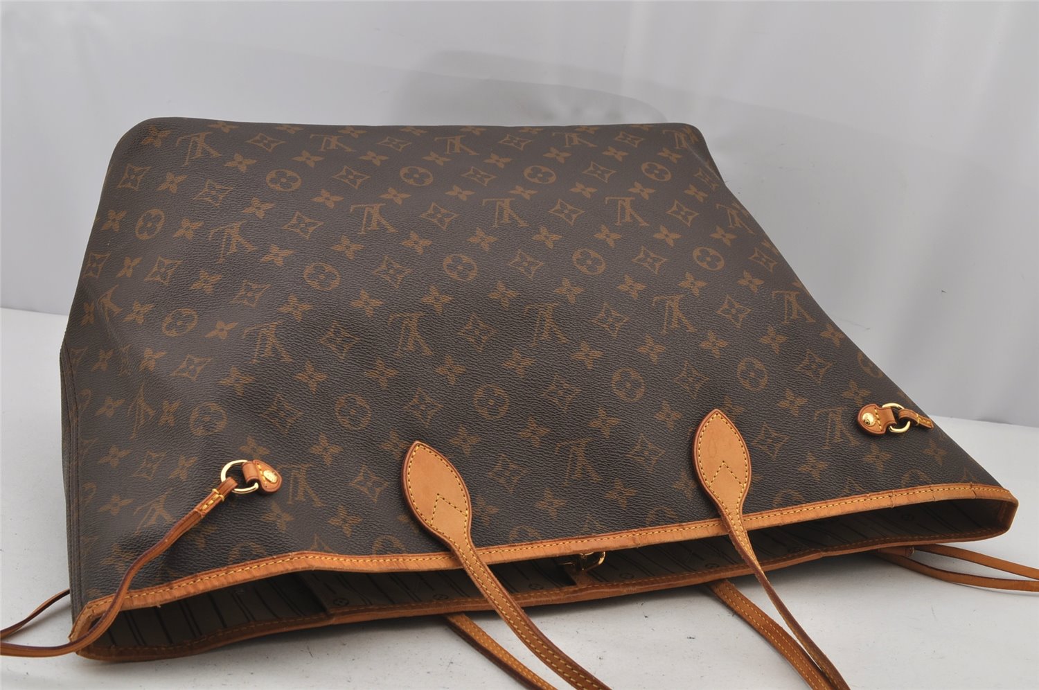 Authentic Louis Vuitton Monogram Neverfull GM Shoulder Tote Bag M40157 LV 7441J