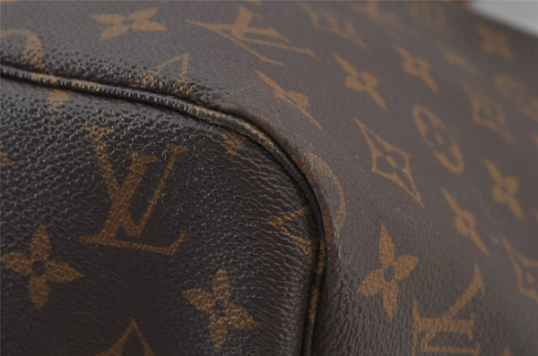Authentic Louis Vuitton Monogram Neverfull GM Shoulder Tote Bag M40157 LV 7441J