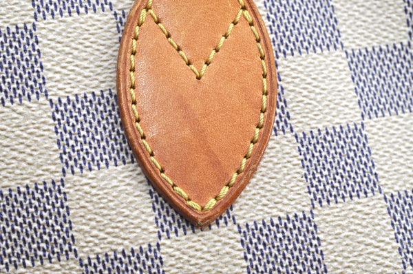 Authentic Louis Vuitton Damier Azur Neverfull PM Tote Bag N51110 LV 9510G