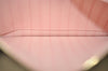 Auth Louis Vuitton Damier Neverfull Pouch Purse Clutch Rose Ballerine Pink 9510J