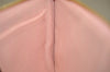 Auth Louis Vuitton Damier Neverfull Pouch Purse Clutch Rose Ballerine Pink 9510J