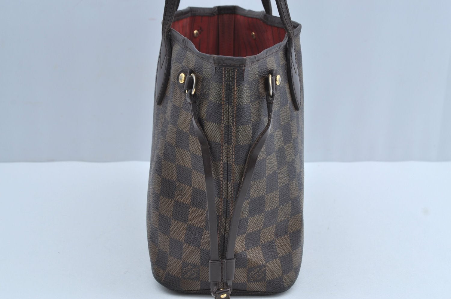Authentic Louis Vuitton Damier Neverfull PM Tote Bag N51109 LV H5192