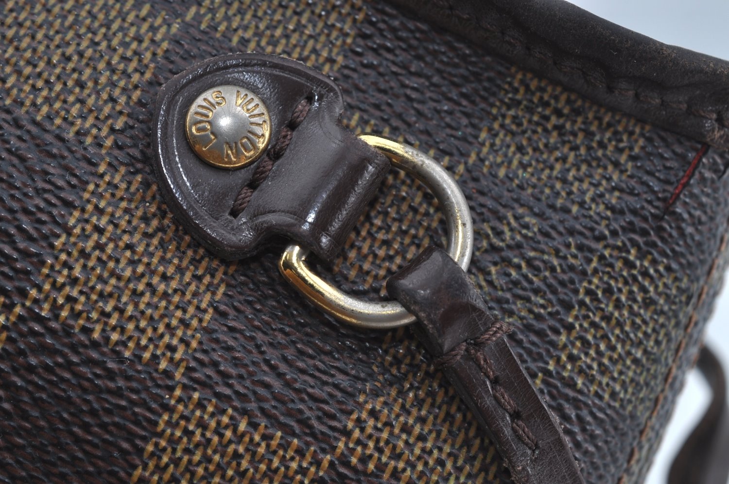 Authentic Louis Vuitton Damier Neverfull PM Tote Bag N51109 LV H5192