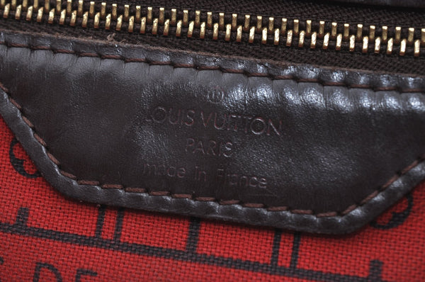 Authentic Louis Vuitton Damier Neverfull PM Tote Bag N51109 LV H5192